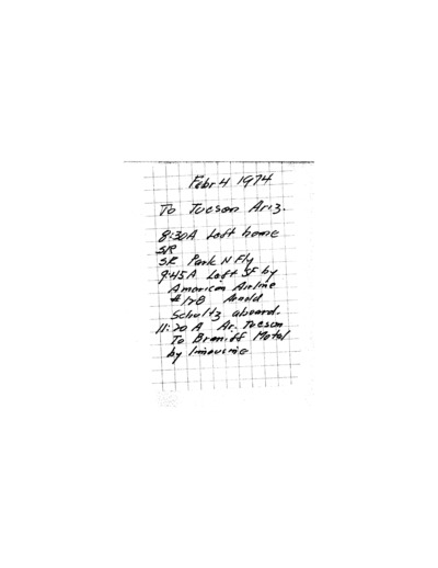A.L. Hormay - Diary February 1974 to June 1974