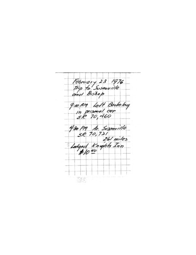 A.L. Hormay - Diary February 1976 to June 1976