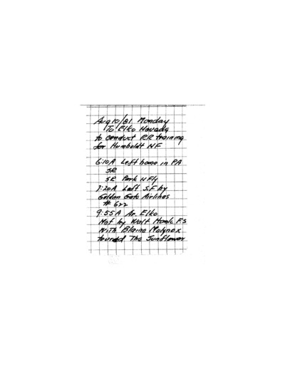 A.L. Hormay - Diary August 1981 to June 1983