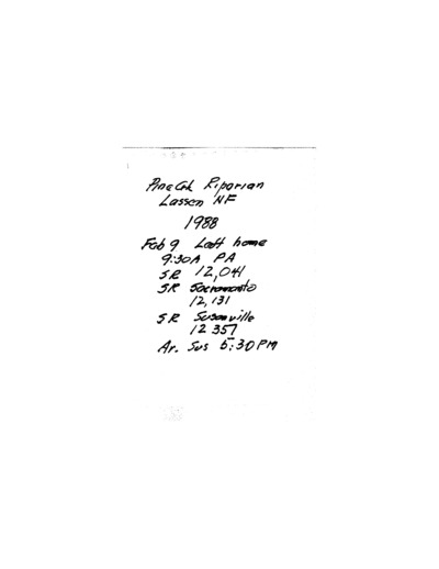 A.L. Hormay - Diary February 1988 to May 1988