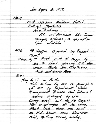 Joe Egan and Rest Rotation