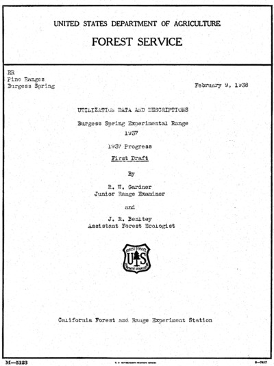 Utilization data and descriptions