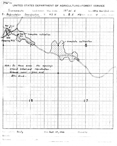 East Badger Well, Scarification project