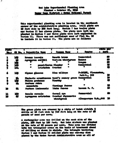 Happy Camp District, Mud Lake planting area