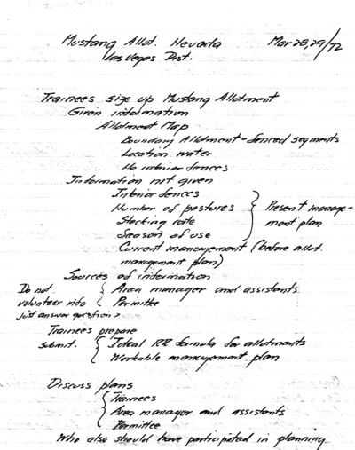 Training Session, Nevada