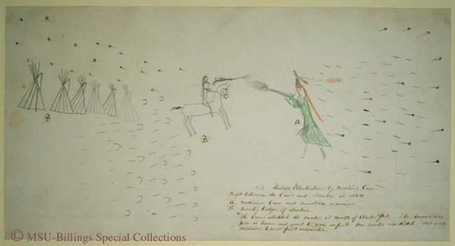 Crow Indian Illustrations
