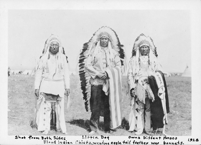 Chief Little Dog, Chief Owns Different Horses, Chief Shot From Both ...