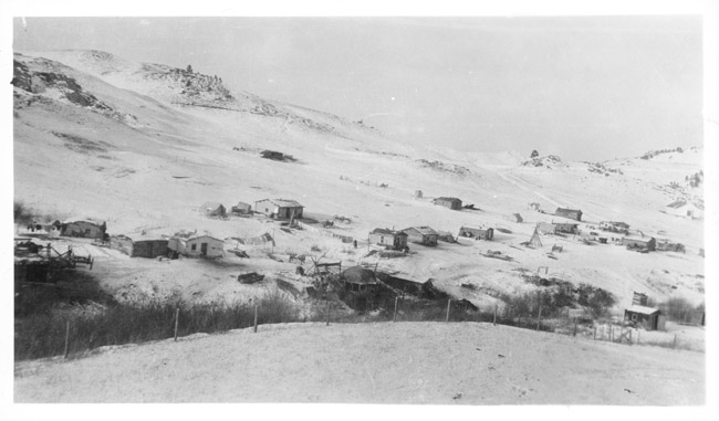 Early Photo of Rocky Boy Reservation in Montana, Indian Peoples Digital