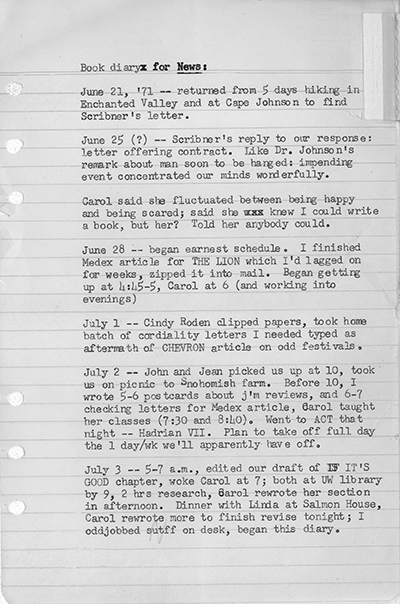 Ivan Doig - Book diary for News: A consumer's guide