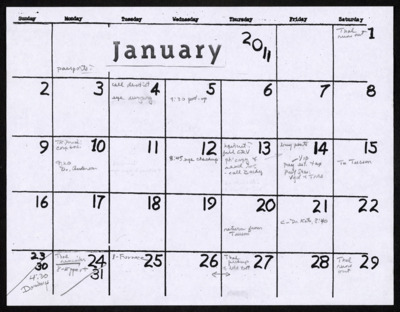 Calendars, 2011-2014