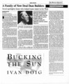 Bucking the Sun - reviews
