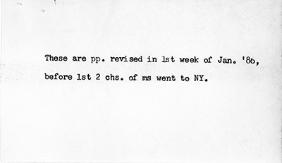 Dancing at the Rascal Fair - January 1986 revised section