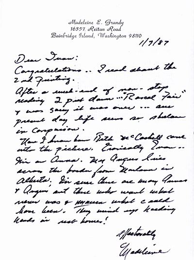 Dancing at the Rascal Fair - I am Anna letter