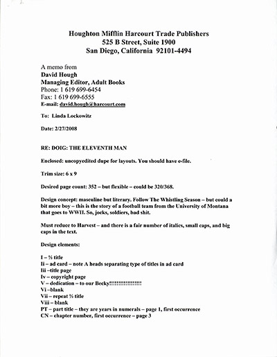 The Eleventh Man - uncopyedited duplicate for layouts with corrections, February 2008, correspondence