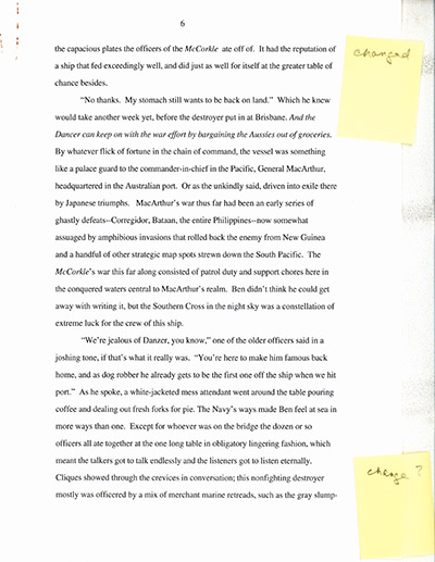 The Eleventh Man - draft with Ivan's revisions and corrections, Chapters 9-10, (cont.), pp. 6-10