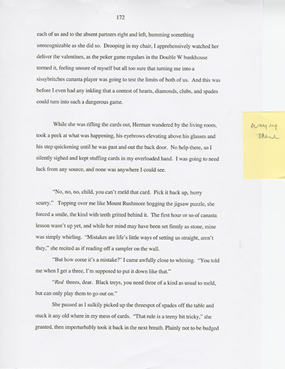 Last Bus to Wisdom - manuscript with corrections