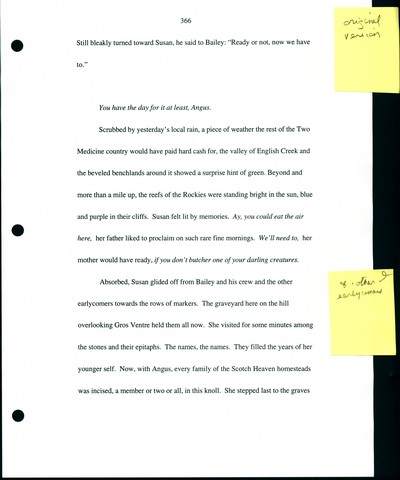 Prairie Nocturne - early version of Angus's funeral