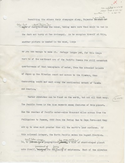 The Sea Runners - revised pages - February 1981