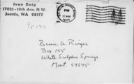 This House of Sky - Grandma's letters (Bessie Ringer)