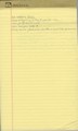 1 yellow pad with notes for The Whistling Season