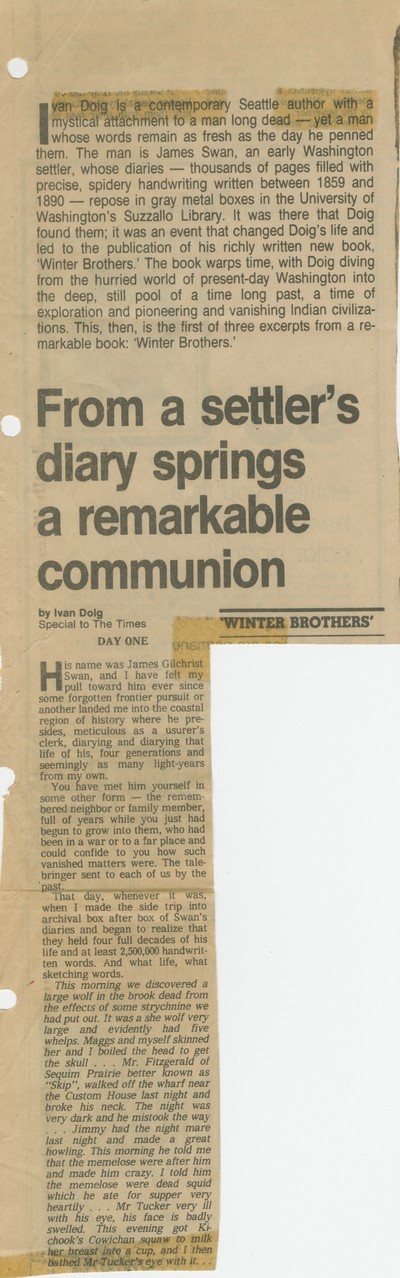 Winter Brothers - research and prospectus