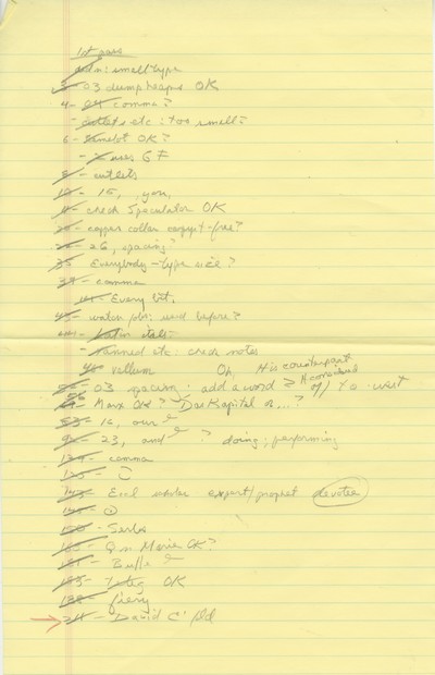 Work Song - prospectus