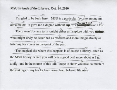 Speeches-Montana State University Friends of the Library - October 14, 2010