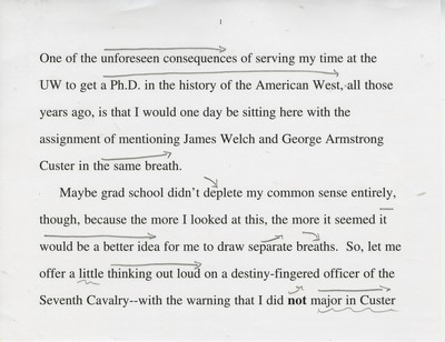 Short talks-Hugo House Conference \"Last Stand\" remarks - October 23, 2004