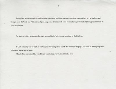 Short talks-Speech fragments from disk