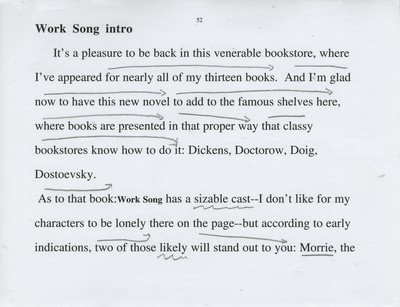 Readings-Work Song reading
