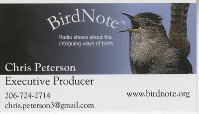 Bird Note - Summer 2007 program