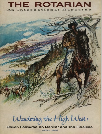 Rodeo: Sport of Flings - 1966 - The Rotarian: 108(4) pp. 50-51, 63