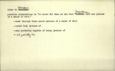 Bucking the Sun--Scene, Charlene