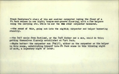 Bucking the Sun--Scene, Saloon floor