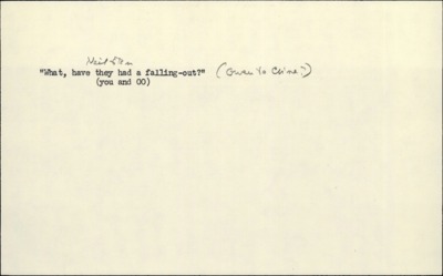 Bucking the Sun--Scene, Rosellen/Owen