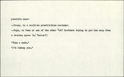 Bucking the Sun--Scene, Hugh takes cure