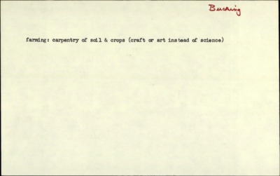 Bucking the Sun (cont.)--Ideas