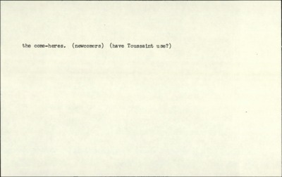 Dancing at the Rascal Fair--Toussaint