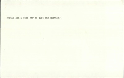 The Eleventh Man (cont.)--Plot