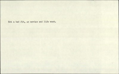 The Eleventh Man (cont.)--Movies
