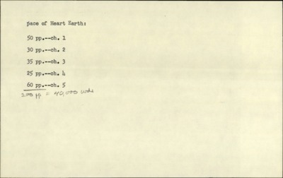 Heart Earth--Narrative