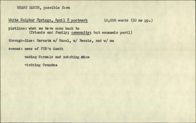 Heart Earth--April 8 WSS