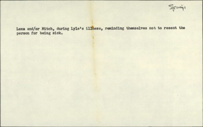 Mountain Time--Narrative