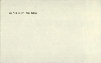 Prairie Nocturne--WW I