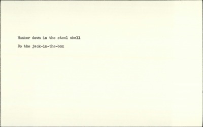 Prairie Nocturne--Whiteface