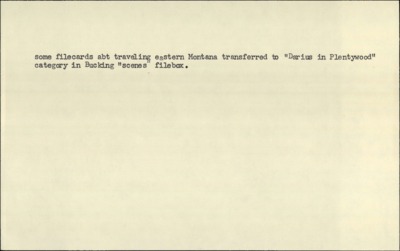 Ride With Me, Mariah Montana --Jordan, Wolf Point, Glasgow, Malta