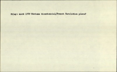 Ride With Me, Mariah Montana (cont.)--Possible scenes