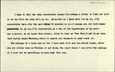 Speeches--Assorted speech material