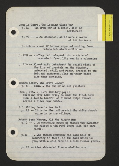 Comparison and description