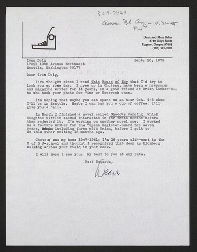 Letters 1979